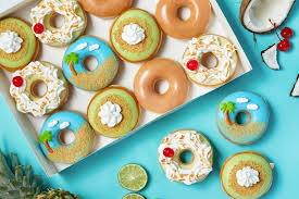 Share sweet moments with #krispykreme. Krispy Kreme Launches Island Time Donut Lineup 2021 05 18 Food Business News