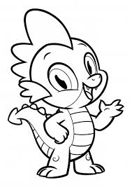 No need to make an account in order to grab the sheets. Baby Dragon Spike Coloring Pages My Little Pony Movie Coloring Pages Colorings Cc