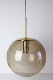 Twelve 1970s Spherical Smoked Glass Globe Pendant Lights By Glashutte Limburg For Sale At 1stdibs