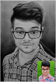 Created by me Medium: charcoal Bear and Brush  Www.instagram.com/bear_and_brush You can get your own one here if that's  something you might want. Not everyone wants a picture of their face