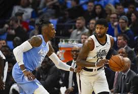 Watch clippers vs timberwolves nba replay full hd online free from espn nba tv tnt foxsports. Paul George Kawhi Leonard Top 40 Points As Clippers Hold Off Timberwolves Los Angeles Times