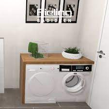 perfekt versteckt trocker waschmaschine im badezimmer country style bathrooms bathroom solutions bathroom items