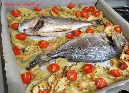 Ricette miscellaneo patate carciofi patate e carciofi al forno. Orate Al Forno Con Carciofi Patate E Pomodorini Rossella Lacucinatifabella