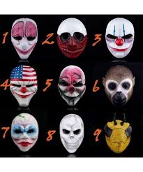Halloween Payday 2 Cosplay Mask Payday Halloween Mask Payday 2 Game Costumes Fantasy Cosplay