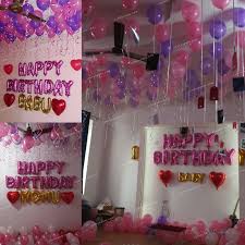 Birthday Room Decoration Ideas At Home In Lockdown Jolevents Home In 2020 Birthday Room Decorations Birthday Surprises For Him 60th Birthday Party Decorations