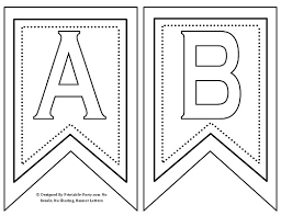 free 5 inch swallowtail white black printable banner l printable party com