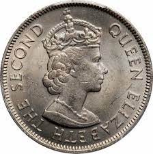 It is abbreviated latin for elizabeth the second, by the grace of god, queen. please post a new question with the coin's date. 100 Mils Elizabeth Ii 1st Portrait Cyprus Numista