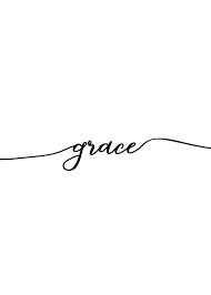 Image Result For Child Of God Symbol Grace Tattoos Grace Print Word Tattoos
