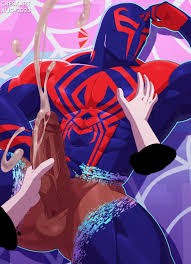 The Spot and Miguel OHara Cumshot Cum Veiny Penis Gay \u003c Your Cartoon Porn