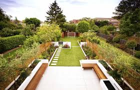 Long Thin Garden Narrow Garden Small Garden Design Backyard Garden Landscape