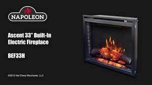 Starting at msrp $ 399 usd. Napoleon Ascent 33 In Built In Electric Fireplace Youtube