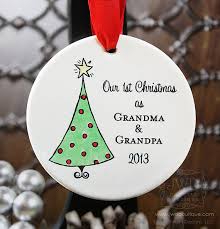 Our festive holiday ornaments are precision cut from 1/8 european baltic birch and hand sanded and . Grandma And Grandpa Ornament First Christmas As By Jwdboutique Christmas Ornaments First Christmas Together Ornament Grandparents Ornament