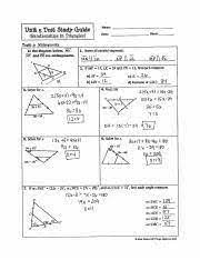 Gina wilson, 2012 products by gina wilson (all things algebra) may be used by the purchaser for their classroom use only. Unit 6 Test Study Guide Similar Triangles Gina Wilson Bauer Gina Geometry Quarter 2