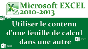 Ces feuilles de calcul comprennent de nombreuses formules intégrées qui se remplissent automatiquement lorsque vous remplissez les premières lignes. Tutoriel Microsoft Excel 2010 Utiliser Le Contenu D Une Feuille De Calcul Dans Une Autre Youtube