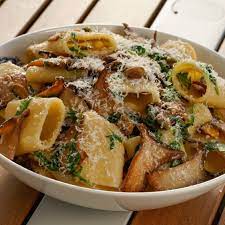 Paccheri With Porcini And Pistachio Recipe Food Network Recipes Pasta Dishes Giada Recipes