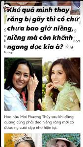 Mai phương thúy (sinh ngày 6 tháng 8 năm 1988) là hoa hậu việt nam 2006. Mai Phuong Thuy Was Constantly Being Called To Confirm That She Had Braces And Gave The Specific Reason Why