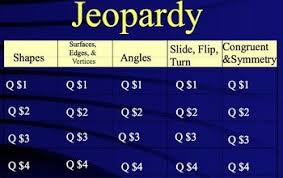 Geometry Jeopardy 2nd Grade Standard Elementary Math Games 2nd Grade Math Elementary Math
