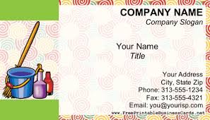 Once you're through, you can share your business card online or save it on your computer. Cleaning Service Business Card