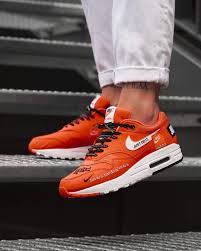 Air Max 1 Lux Just Do It Pack Sneakers Insidesneakers Nike Air Max 1 Lux Just Do It Orange Black White 917691 800 Nike Air Max Nike Sock Dart Women Nike