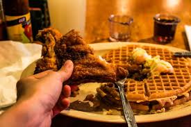 They have a few combinations on the menu, but it's best to keep it simple, as others have stated, to only chicken (2 or 3 pieces) and waffles. Review Roscoe S Chicken And Waffles Is Excellent