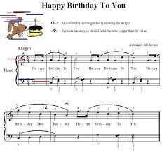 Happy Birthday Piano Music Click Here To Download The Happy Birthday Full Piano Sheet For Free Happy Birthday Music Piano Music Music Birthday