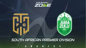 The soccer teams cape town city and amazulu played 17 games up . 2020 21 South African Premier Division Cape Town City Vs Amazulu Preview Prediction The Stats Zone