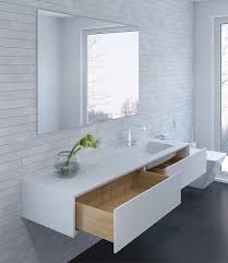 Dupont corian sink bathtub doors bathroom architecture zodiac kitchens design. Moderner Waschtisch Weiss Corian Und Holz Contemporary Bathroom Dortmund By Henneke Formbau Gmbh Houzz