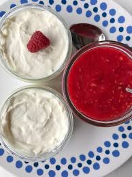 We only use a touch of powdered gelatin, and it does the trick. No Bake Vanilla Cheesecake Pots With Raspberry Coulis Eat Live Travel Write
