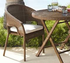 Palmetto All Weather Wicker Stacking Armchair Honey These Are The Head Chairs To Our Outdoor S Outdoor Furniture Wicker Dining Armchair Wicker Dining Chairs