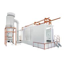 Plastic Powder Coating Spray Booth With Cyclone Recovery System Powder Coating Equipment Powder Coating System Spray Booth
