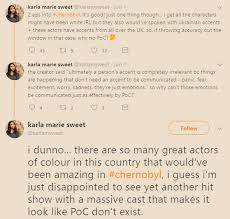 He is the son of irish actor. Karla Marie Sweet There Were No Actors Of Color In Hbo Chernobyl Defranco