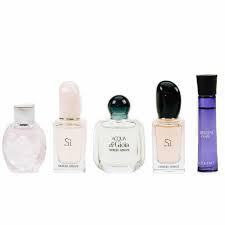 Armani beauty my way perfume mini gift set, 100% authentic, limited edition, new. Giorgio Armani Travel Exclusive Womens Miniature Fragrance Gift Set The Beauty Store