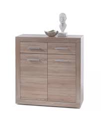 Sideboards online kaufen bei yomonda kauf auf rechnung schnelle lieferung kostenloser rückversand payback punkte sammeln. Vaja Kommode Sideboard 2 Turen 2 Schubladen Eiche Sonoma Dekor