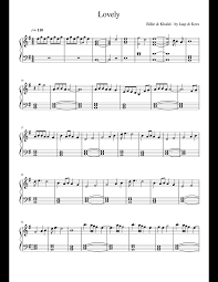 Pakej kad kahwin serendah rm169. Lovely Billie Eilish Ft Khalid Sheet Music For Piano Cute766