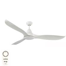 Best 60 inch ceiling fan with remote. Martec Wave Dc Ceiling Fan With Led Light White 60 Inch Lumera