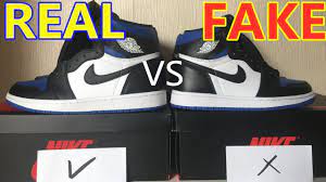 Check spelling or type a new query. Real Vs Fake Air Jordan 1 Og Royal Toe Blue Review Youtube
