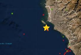 Sismo de 5 grados se registró esta noche en chilca. Pin En Sismo