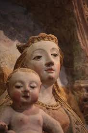 Artistic nativity scene in Vezzolano