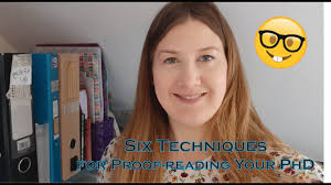 6 Techniques for Proofreading Your PhD Thesis