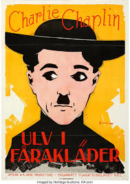 Chaplin is "For The Ages" — Swedish poster for "The Pilgrim". Art work by  Eric...