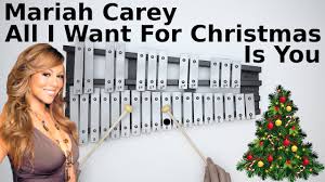 Baby all i want for christmas is you you. Mariah Carey All I Want For Christmas Is You On The Glockenspiel Bells Youtube