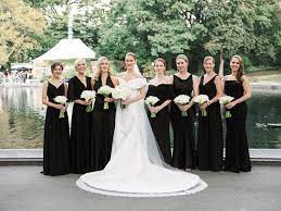 This is one of our most popular. Calluna Events The Frick Wedding Nyc Central Park Bridal Party Bridesmaids Black Dresses Formal Elegant 960x720 Calluna Eventscalluna Events