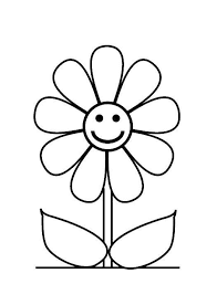 To download our free coloring pages, click on the smiley face you'd like to color. Online Coloring Pages Coloring Page Daisy With A Smiley Face Patterns With Flowers Download Print Coloring Page