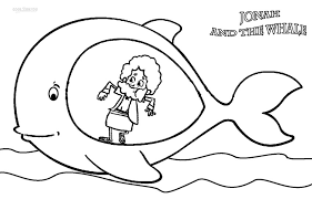 Cut out jonah and the top and bottom pieces of the whale. Printable Jonah And The Whale Coloring Pages For Kids