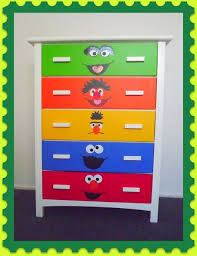 Sesame Street Drawers Sesame Street Bedroom Kids Furniture Kids Dressers