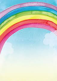 Vector Drawing Rainbow Sky Background Rainbow Drawing Rainbow Sky Rainbow Painting
