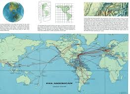 The Jet Age Route Map Vintage Travel Posters Jet Age