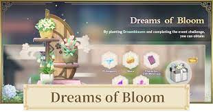 Dreams Of Bloom Event How To Plant Seeds Flowers Genshin Impact Gamewith