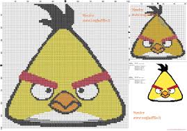 Connie is a cross stitch expert with over 40 years of experience who's written nearly 100 articles for the spruce crafts. Angry Birds Yellow Bird Cross Stitch Pattern Free Cross Stitch Patterns Simple Unique Alphabets Baby