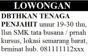 Maybe you would like to learn more about one of these? 3 Contoh Iklan Baris Lowongan Kerja Dan Penjelasannya